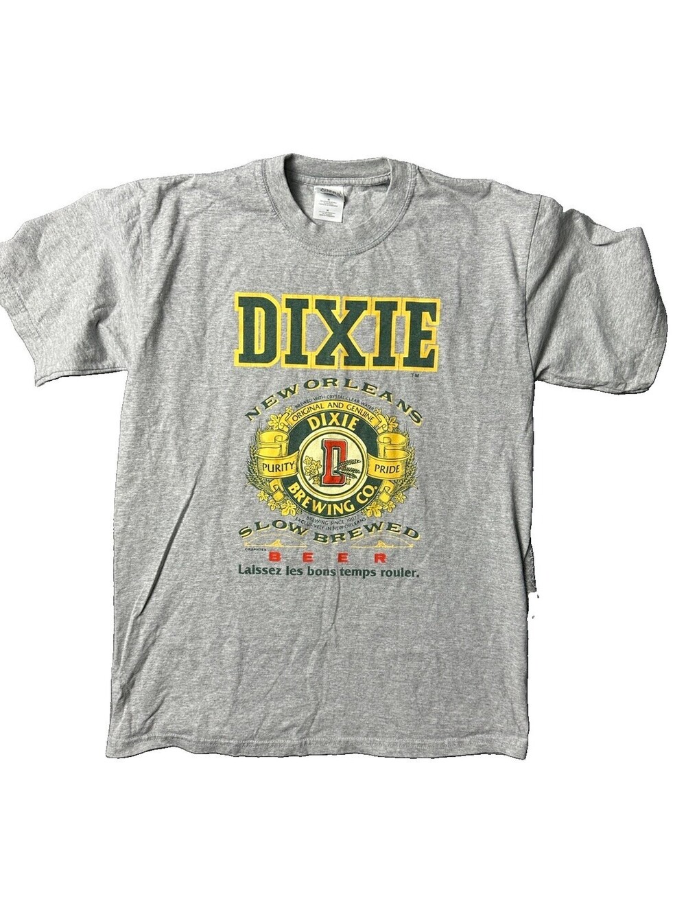 Vintage Dixie Brewing Co New Orleans Beer T Shirt Gildan Ultra Cotton Medium